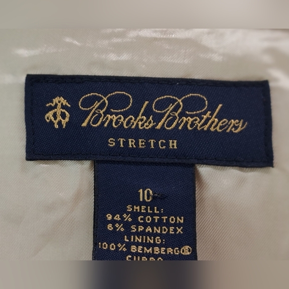Brooks Brothers Women's Cargo Safari Jacket Stretch Cotton HQ Beige Size 10 US - Picture 11 of 12